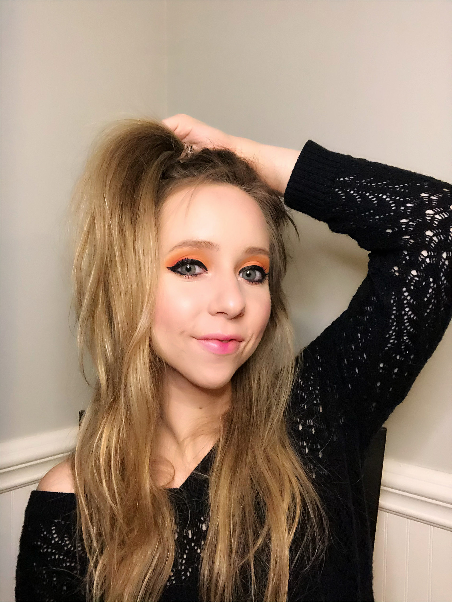 orange colourpop eye tutorial