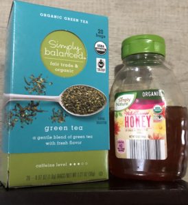 green tea and honey